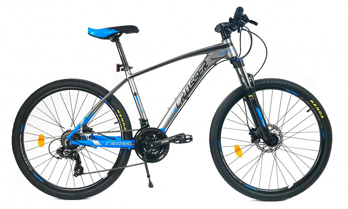 Фотография Велосипед Crosser Quick 26" 2021, размер М, blue